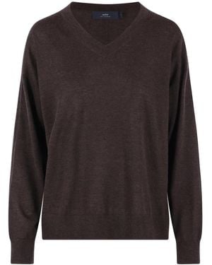 arch4 Pullover Mit V-Ausschnitt - Schwarz