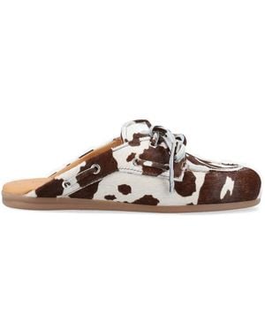 POSA Animal-Print Mules - Brown