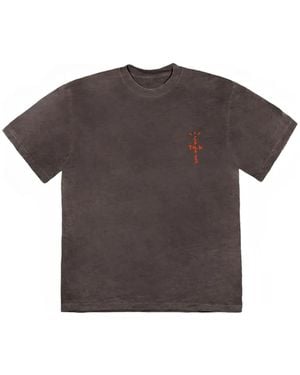 Travis Scott Cactus Jack Digital Girl Graphic-Print T-Shirt - Brown