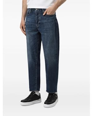 ARMANI EXCHANGE Faded-Effect Jeans - Blue