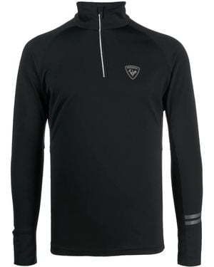 Rossignol Poursuite Oberteil Mit Kurzem Reißverschluss - Schwarz