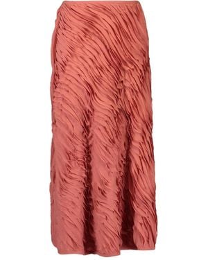 Ulla Johnson Amiko Ruffled Skirt - Red
