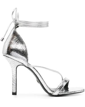 Patrizia Pepe 95Mm Tie Sandals - White
