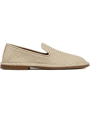Buttero Leather Loafers - Natural
