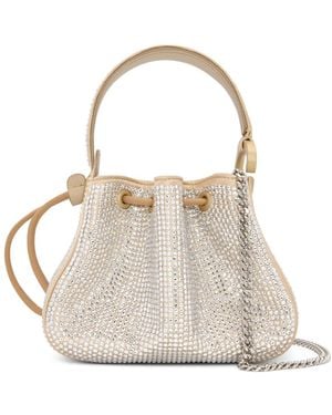 Oscar de la Renta O Handle クリスタル バッグ ナノ - ホワイト