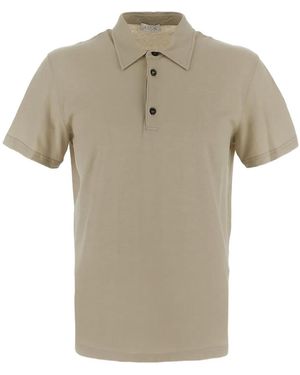 Taion Cotton Polo Shirt - Grey