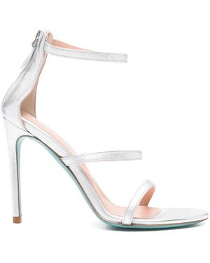 Fratelli Russo 100Mm Leather Sandals - White