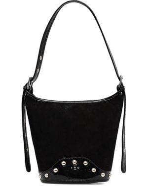 IRO Mini Studded Tote Bag - Black