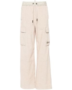 Moncler Corduroy Track Trousers - Natural