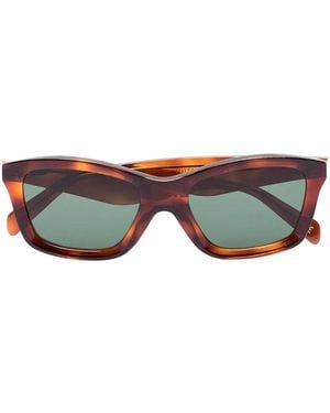 TOTEME The Classics Square-Frame Sunglasses - Brown