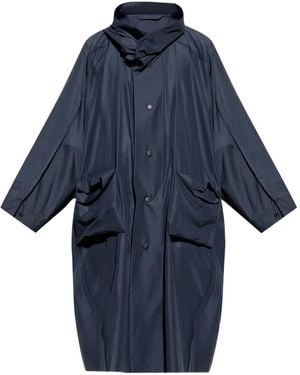 Homme Plissé Issey Miyake Nylon Kite Coat - Blue