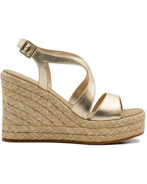 Palomitas By Paloma Barcelo' Fauna Wedge Sandals - Natural
