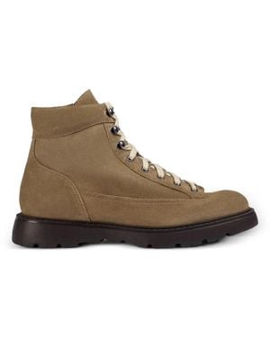 Doucal's Bottines En Daim À Lacets - Brown