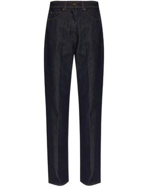 Max Mara Abbono Pressed-Crease Jeans - Blue