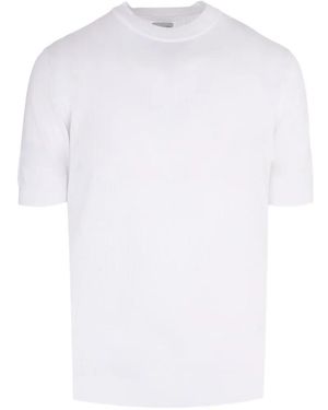 Pal Zileri Pointelle-Knit T-Shirt - White