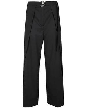 Erika Cavallini Semi Couture D-Ring Trousers - Black