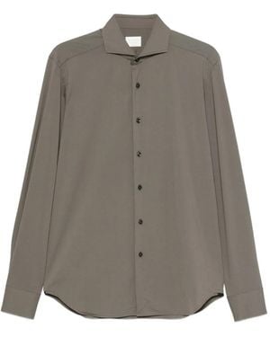 Xacus Spread-Collar Shirt - Grey