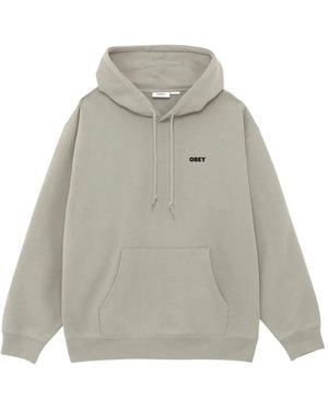 Obey Quarter Icon パーカー - グレー