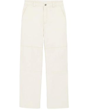 Ami Paris Cotton Worker Trousers - White