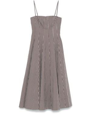 STAUD Abito Midi Wylie - Grigio