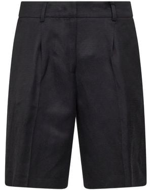 PT Torino Pantalones Cortos Con Pinzas - Azul