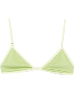 Roberta Einer X Kiss 'N Thrill Top Bikini A Triangolo Frida - Verde