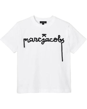 Marc Jacobs Logo-Detail Ribbont-Shirt - White