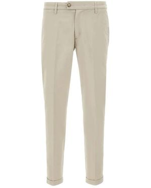 Re-hash Mucha10 Slim-Fit Trousers - Natural