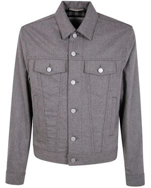 Jacob Cohen "Trucker Rw" Jacket - Gray