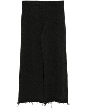 JNBY Pantalones anchos con bajos ajustados - Negro