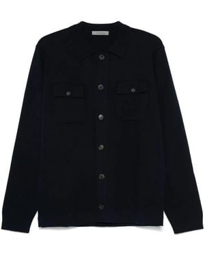 Corneliani Wool Shirt - Black