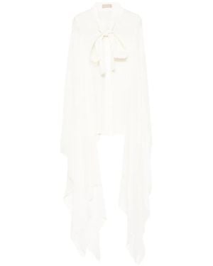 Elie Saab Hemd Aus Seide - Weiß