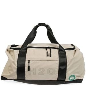 H2O SPORTSWEAR Borsone Idrorepellente Con Logo Goffrato - Grigio