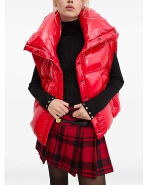 MMC Studio Detachable-Sleeve Puffer Jacket - Red