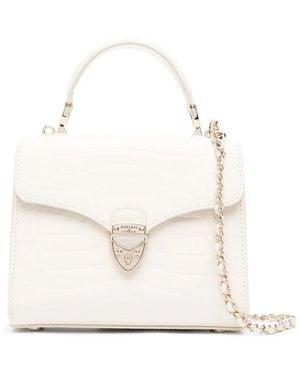 Aspinal of London Bolso Midi Mayfair - Blanco