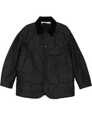 Midorikawa Veste À Boutonnière - Noir