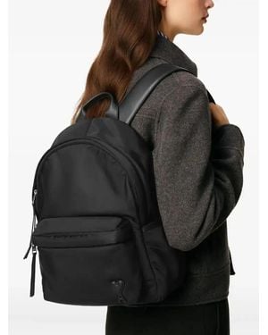 Ami Paris Nylon Backpack - Black
