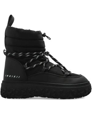 Inuikii Technical Performance Lace-Up Sneakers - Black