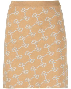 ROKH Rock Mit Monogramm - Natur