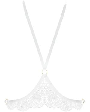Maison Close Accessoire De Lingerie À Détails En Dentelle - White