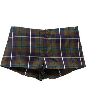 Paloma Wool Check-Pattern Shorts - Black
