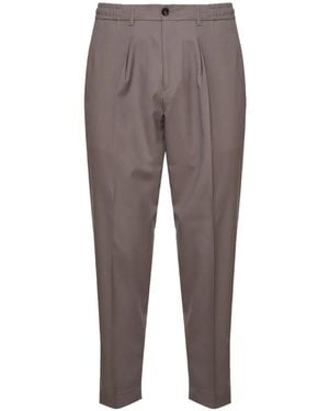 BE ABLE Straight-Leg Trousers - Grey