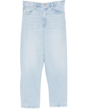 Mother Faded-Effect Jeans - Blue