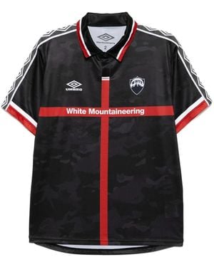 White Mountaineering X Umbro Uniform Polo Shirt - Black