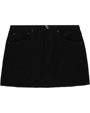 Agolde Keira Mini Skirt - Black