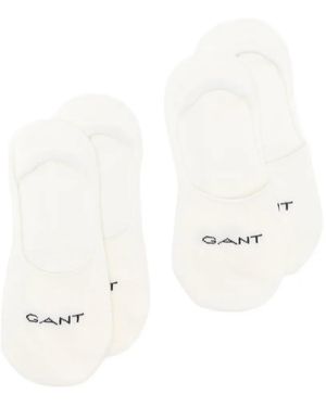 GANT Invisible Logo Socks (Set Of Two) - White
