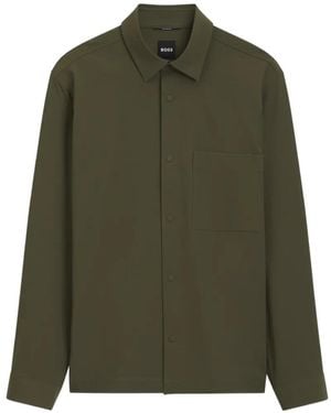 BOSS Camicia Con Taschino - Verde