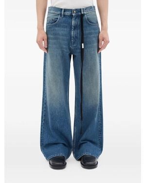 Ann Demeulemeester Five-Pocket Flared Jeans - Blue