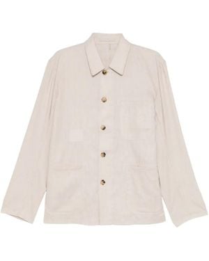 Paul Smith Chest Pocket Shirt Jacket - Natural