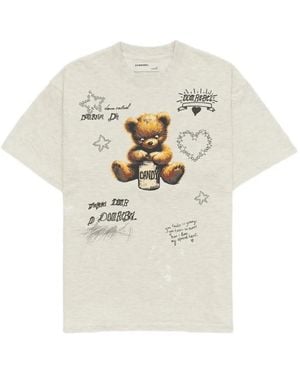 DOMREBEL Treats Graphic-Print T-Shirt - White